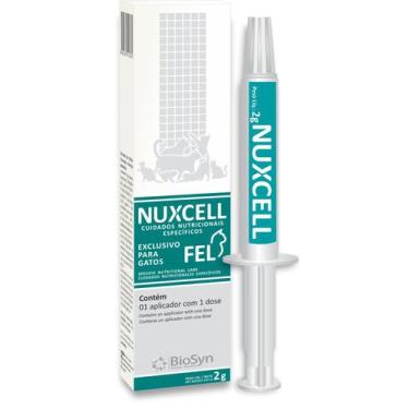 Imagem de Nuxcell Fel - Suplemento Vitamínico Gatos 1un 2g Biosyn