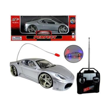 Imagem de Carro Carrinho Controle Remoto perfect  Rebaixado Neon Full ( prata) -