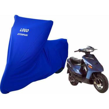 Imagem de Capa Protetora De Cobrir Moto Agrale Force City Com Logo - Mz, Azul