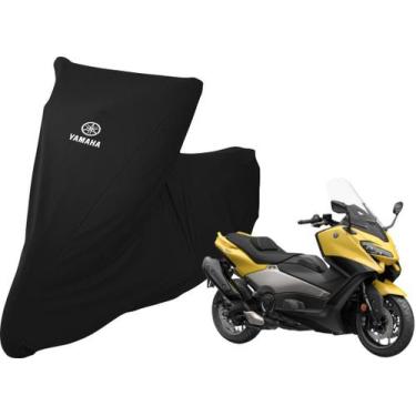 Imagem de Capa De Cobrir Moto T max Yamaha TMAX Não Risca Pintura - Mz, Preta
