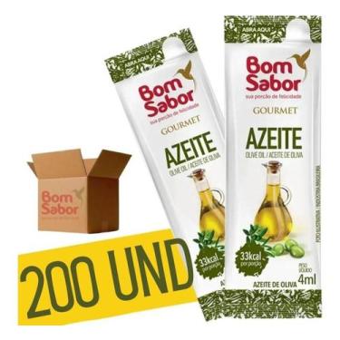 Imagem de Sache Stick Azeite Oliva Bom Sabor 4ml 200 Unidades