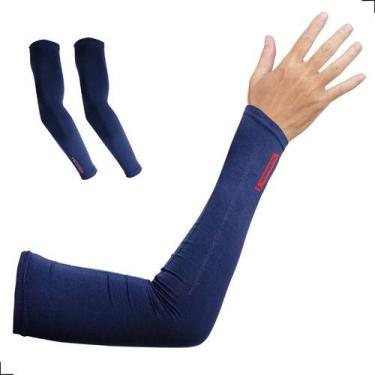 Imagem de Manguitos Proteção Uv 50 Ciclismo Moto Compressão Unissex - Tempestal,