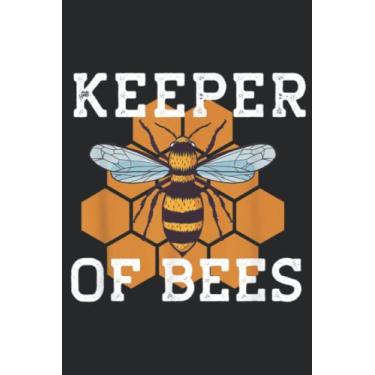 Imagem de KEEPER OF BEES Bee Beekeeper Save the Hives Meme Meme: Lined Journal Notebook To Do Schedule, Medium 6x9 Inches, 110 Pages, Printed Cover
