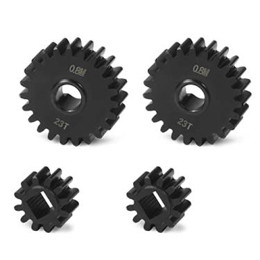 Imagem de Levigo RC 4PCS Hardened Steel 12/23T Underdrive Front Rear Ring Gear For Axial SCX10 III Capra AXI3000 AXI3004 1/10, RC Upgrade Parts Helical Gear Underdrive Worm Gear