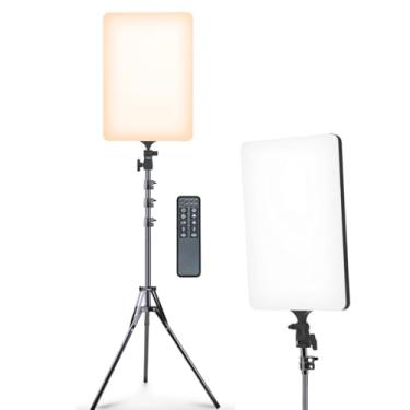 Imagem de Ring Light Profissional Iluminador Luz 23x43cm com Tripé Ajustável 2,1M