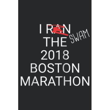 Imagem de Rainy Boston 26.2 Miles 2018 Marathon Running Friend Gift Raglan Baseball Good: Daily Planner Notepad To Do Schedule, Medium 6x9 Inches, 120 Pages, Printed Cover