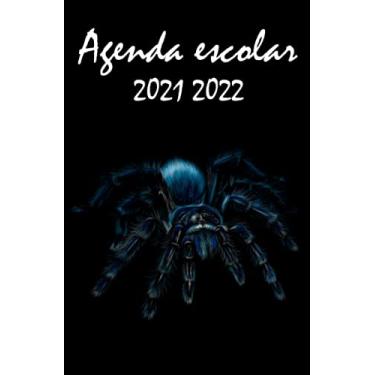Imagem de Agenda escolar 2021 2022: planificador escolares 2021 2022 2 días por página Para estudiantes primaria colegio secundaria, (finales de agosto 2021 a ... organizador del estudiante niña niño araña