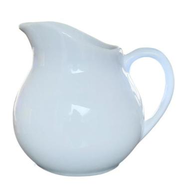 Imagem de Jarra Tradicional 1,4L Leiteira, Sucos e Bebidas - Porcelana Branca - 