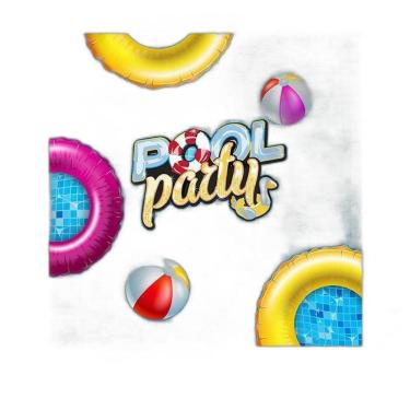 Imagem de Painel Retangular 3D Sublimado Pool Party 2,0X1,5 Frt-3008