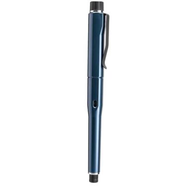 Imagem de KURUTOGA Lapiseira de mergulho Uni Kuru Toga modelo de alto desempenho rotação automática de grafite 0,5 mm azul abismo M5-50001PA.33 com caneta esferográfica Stylus original, M550001PA.33