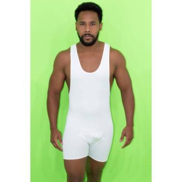 Imagem de Body Masculino Macaquinho Carnaval Tecido Uv Shorts - Carolina Wuyk, B