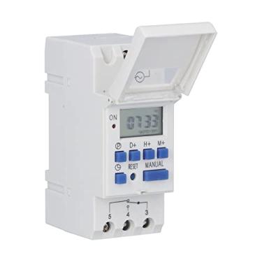 Imagem de Interruptor de relé de Tempo, Temporizador Programável Timer Em Tempo Real Interruptor do Trilho do Trilho para Rua Luz de Luz de Neon Luz DC24V Tensão de Trabalho, Temporizadores