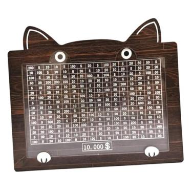 Imagem de FLCPJGV Caixa de Poupança de Madeira, Caixa de Desafio, Desktop, Design Retrô, Cofrinho para Adultos, Sala de Estar, Dormitório, Quarto