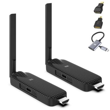 Imagem de LIULANZ Kit Extensor Usb-C Receptor E Transmissor Hdmi Sem Fio, Plug & Play, 165 Pés, Portátil, 2,4 G/5 G, Expansão Simultânea Sem Fio Para Várias Telas, De Laptop E Câmera A Tvs, Projetores