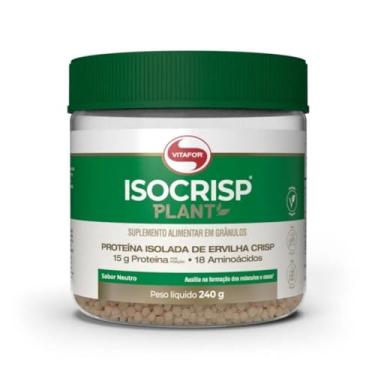 Imagem de Isocrisp Plant Vegan Vitafor Proteina Isolada 240g pote