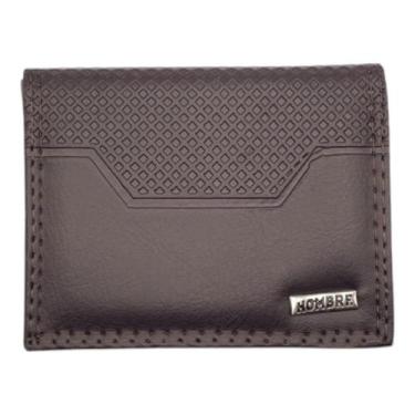 Imagem de Carteira Masculina Pequena RFID 6 Cartões CNH Notas 2 Flip Design Sofi
