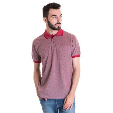 Imagem de Camisa Polo Masculina Manga Curta 33604 - Konciny confecções, Azul mar