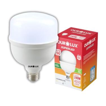 Imagem de Lâmpada Bulbo Led Forte Alta Potência Base E27 50W 6500K Bivolt Galpão