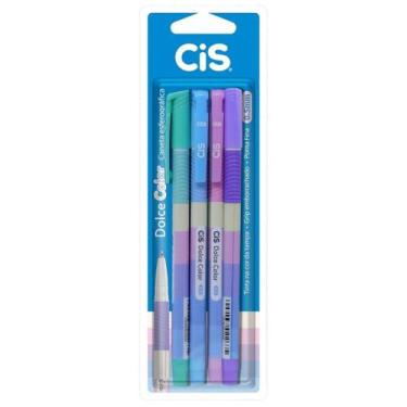 Imagem de Caneta Esferografica Cis Dolce Color  0,5mm Bl C/4 Unid
