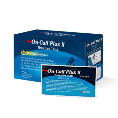 Imagem de 50 Tiras de Glicose Individuais On Call Plus II