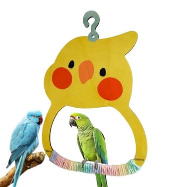 Imagem de Balanço Para Papagaios - Brinquedo Balanço Para Gaiola de Papagaios | Poleiro de, Distração para Bico Colorido, Decoração de Habitat para Agapornis, Aratinga e Caturra