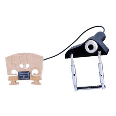 Imagem de Esquirla Pickup For Violin Portable Piezo Violin Pickup para Violino de Mandolim Ukulele