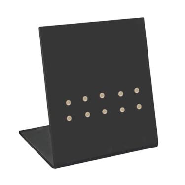 Imagem de harayaa Tweezers Stand Falesyelashes Tweezers Holder Compact Compact Conveniente Lash Extension Supplies para enxerto de organizador de organizador, Preto