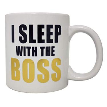Imagem de Island Dogs Caneca estampada I Sleep With The Boss Giant Foil