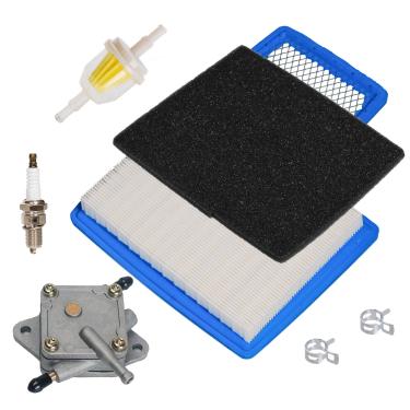 Imagem de HIFROM Filtro de bomba de combustível pré-filtro de ar kit de ajuste de vela de ignição para Yamaha G16 G20 G22 Drive Gas Golf Cart 1996-2007 Motor de 4 ciclos substitui JN6-E4450-01 JN6-E445E-00 JN6