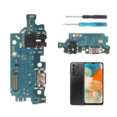 Imagem de Substituição da porta de carregamento para Samsung Galaxy A23 5G A236U USB Dock Connector Flex Cable Substituição de microfone para Samsung Galaxy A23 5G A236U com ferramenta