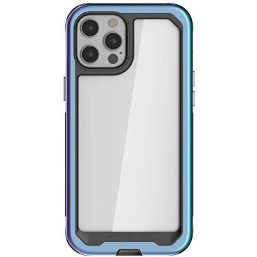 Imagem de Ghostek Capa Atomic Slim projetada para iPhone 12 Pro Max com amortecedor protetor de metal feita de liga de alumínio de grau militar super resistente, leve e superresistente, iPhone 12 Pro Max 5G