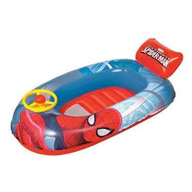 Imagem de Bote Infantil Homem Aranha 1,12cm X71cm C/Volante Bestway