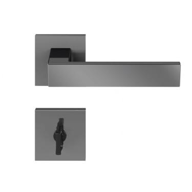 Imagem de Fechadura Em Zamac Beethoven Ta Quadrada 55mm Grafite Polido Pado