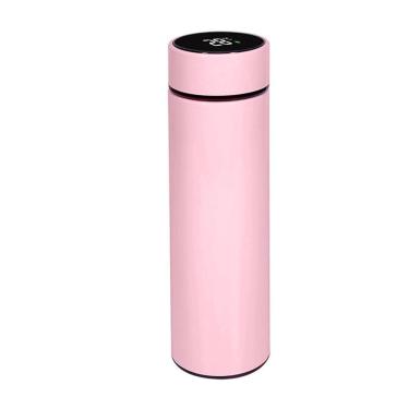 Imagem de Garrafa Térmica Inox 500ml Quente Frio Tampa Rosa Nº14