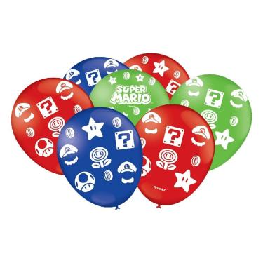 Imagem de Balão Super Mario 9 Polegadas - 25 Unidades