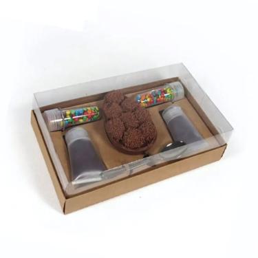 Imagem de Kit Confeiteiro Ovo De Colher Páscoa Kraft - 100g