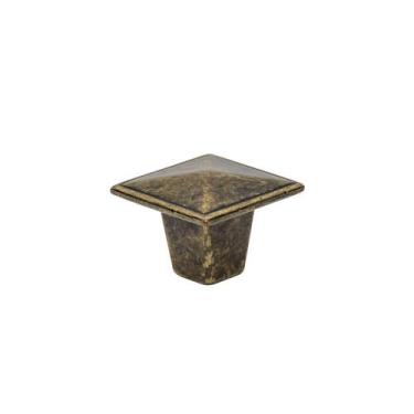 Imagem de Puxador Nevada Ponto Ouro Velho Tamboreado 172 Linha Tradition Torralb