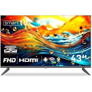 Imagem de Smart TV 43" Full HD tela sem bordas Sistema Android Design Slim S43NKHM