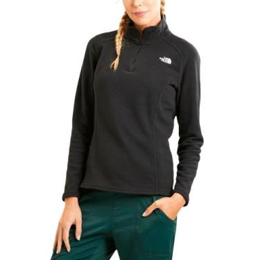 Imagem de Fleece Feminino TKA 100 Glacier 1/4 Zip TNF Black - The North Face, P