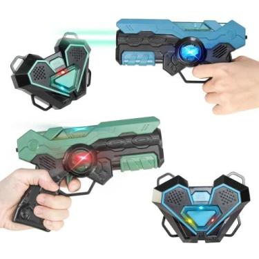 Imagem de Pistola De Brinquedo a Laser Infravermelho Infantil, Pistola De Batalh