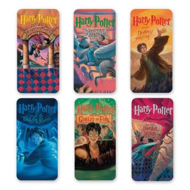 Imagem de Kit 6 Imãs de Metal Dos Livros Do Harry Potter 6x12cm - M-Planner