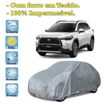 Imagem de Capa com forro cobrir carro Toyota Corolla Cross 100% Impermeável Prot
