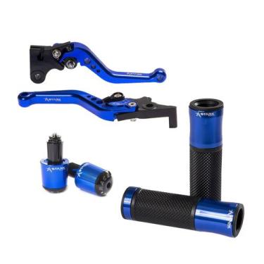 Imagem de Manete Embreagem Freio Manopla Punho Com Peso Pop 100 110 - Stark Race