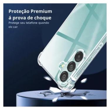 Imagem de Capinha Silicone Antichoque Transparente Compatível com Samsung A26 5G