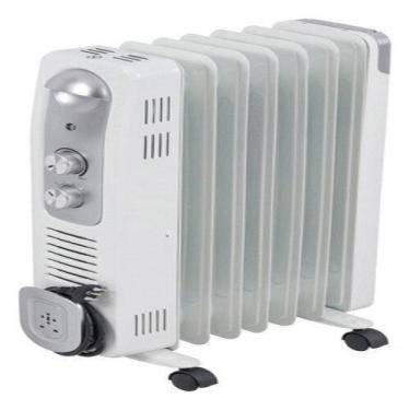 Imagem de Aquecedor Elétrico Óleo Ultra Rápido 1500W Até 15M - 220V - Equation