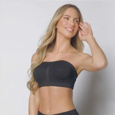 Imagem de Soutien Faixa Top Sem Costura sem alça Sutiã Selene - Selene Industria
