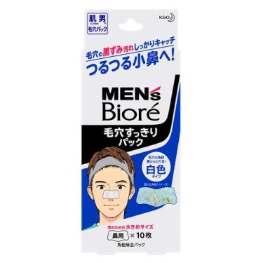 Imagem de Adesivo para remoção de cravos Bioré Pore Cleansing Stips Mens Branco,