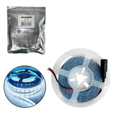 Imagem de Fita De Led Branco Frio 5 Metros Uso Interno Maxbom 63-14