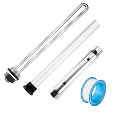 Imagem de CozyCabin Aquecedores De Água 4 Peças Para Trailers, Incluindo 1 Haste Ânodo Magnésio, Elemento Aquecimento Elétrico, Chave Sextavada Dupla E Kit Substituição Fita, Adequado Suburbanos