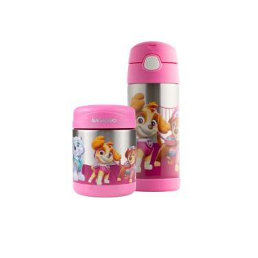 Imagem de Kit Térmico Infantil Skye : Garrafinha 320ml + Pote Bagaggio